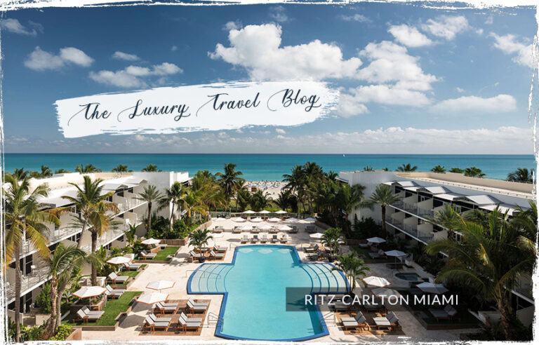 Aerial view Ritz Carlton Miami